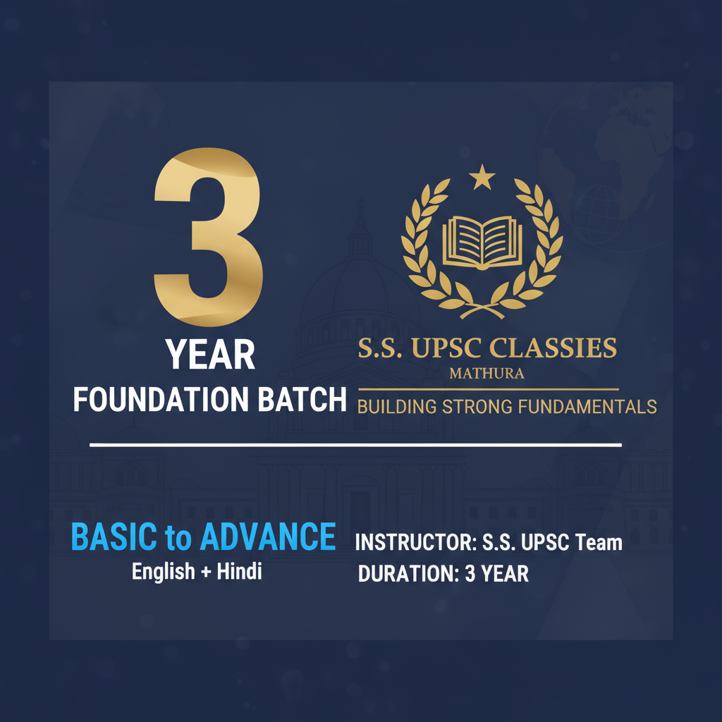 Foundation batch 3 year